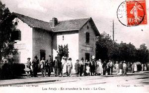 LES ATTAFS - GARE - 1923